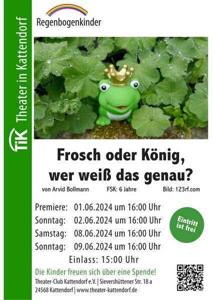 Frosch oder König, wer weiß das genau?